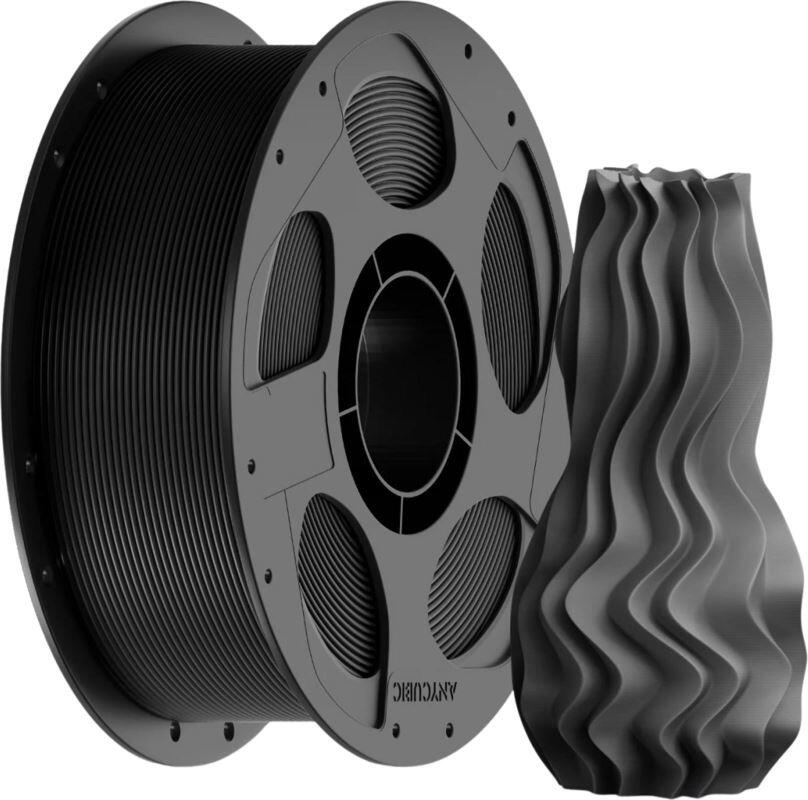 AnyCubic PLA+ struna 1,75 mm pro 3D tiskárnu, 1kg, Černá (AHPLPBK)