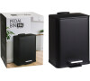 EXCELLENT HOUSEWARE Odpadkový koš kovový DELTA černý 20 l KO-C80654380