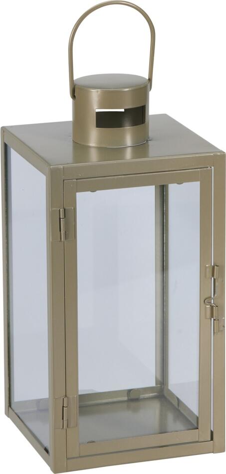 PROGARDEN Lucerna kovová sada 2 ks 18 / 14 cm zelená KO-NB1251580