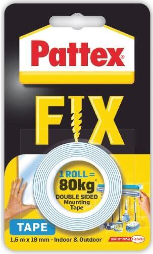 HENKEL páska oboustr. 19mmx1,5m 80kg PATTEX SUPER FIX