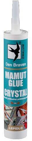 DEN BRAVEN lepidlo MAMUT GLUE 290ml CRYSTAL TRA