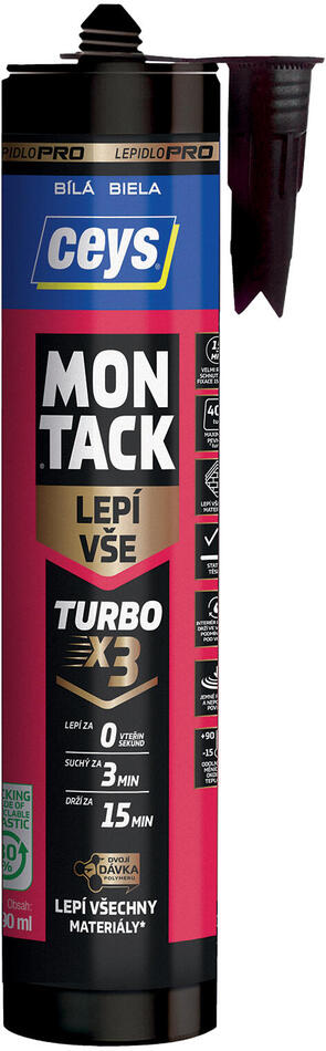 lepidlo montážní 290ml MONTACK TURBO CEYS