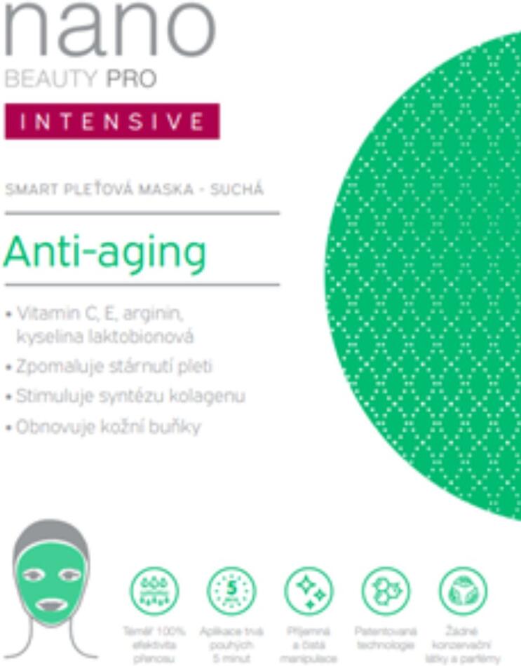 Anti-aging nanovlákenná maska nanoBeauty INTENSIVE