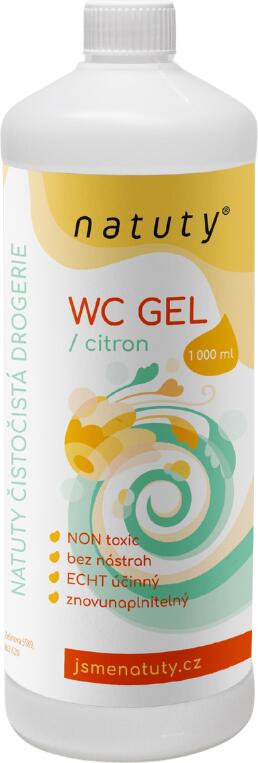 Natuty WC gel s vůní citronu 1 000 ml