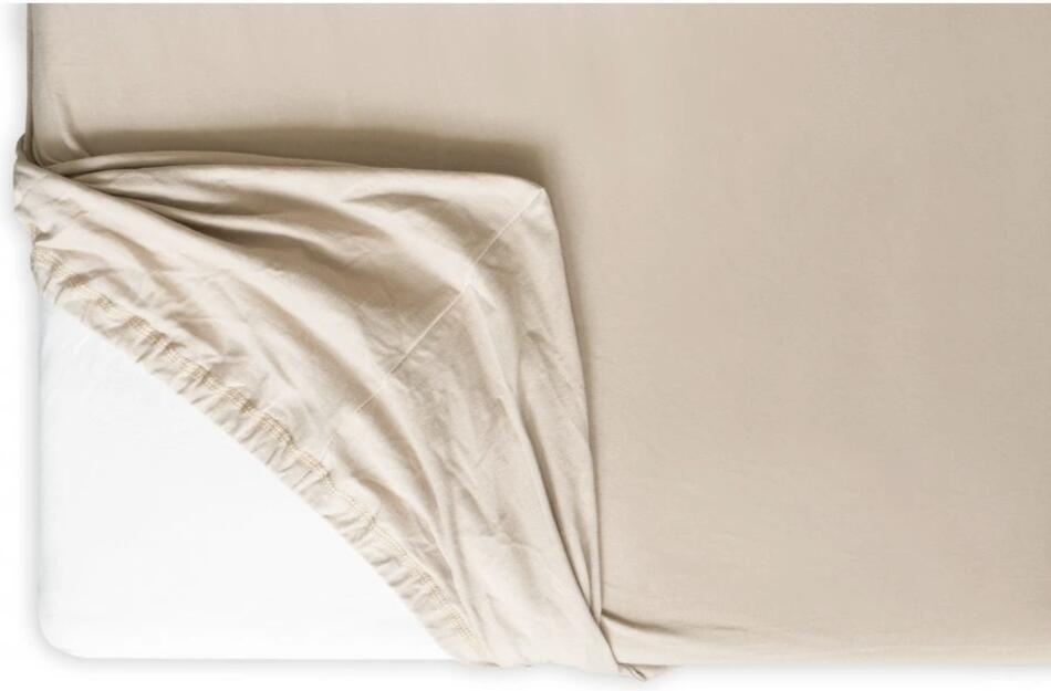 Prostěradlo HEDDA Jersey Lycra premium mini béžové 70 x 140 cm