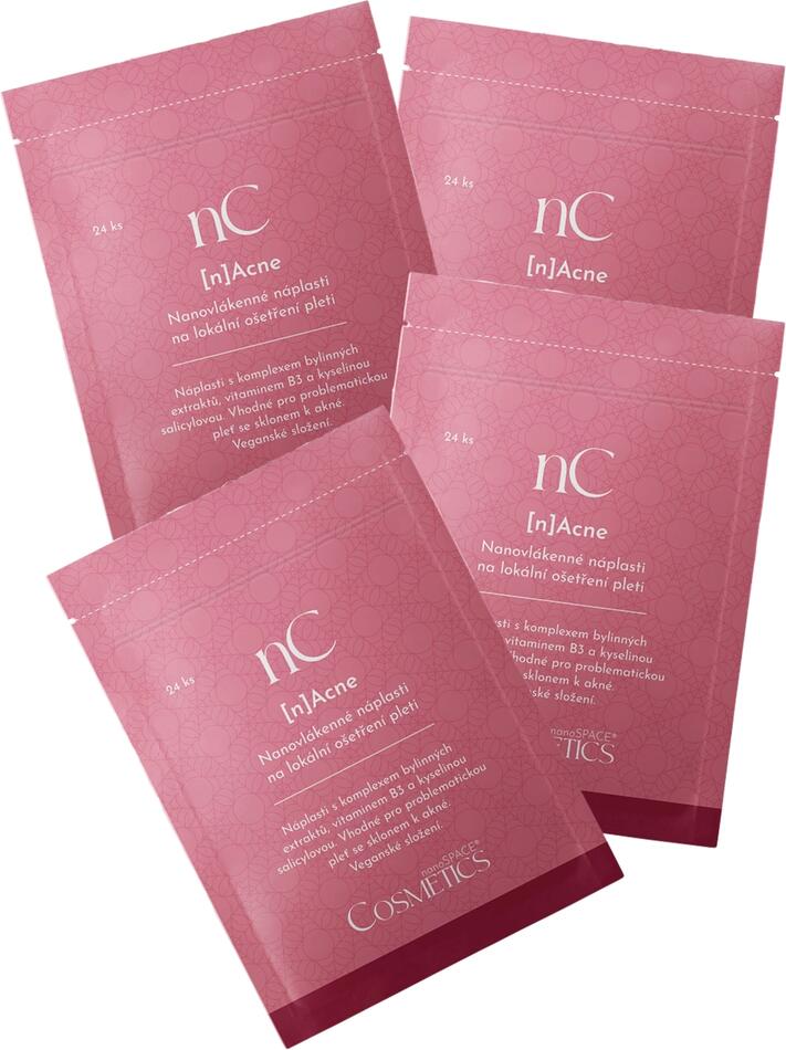 Sada náplastí na akné - 4 ks [n]Acne nanoSPACE Cosmetics