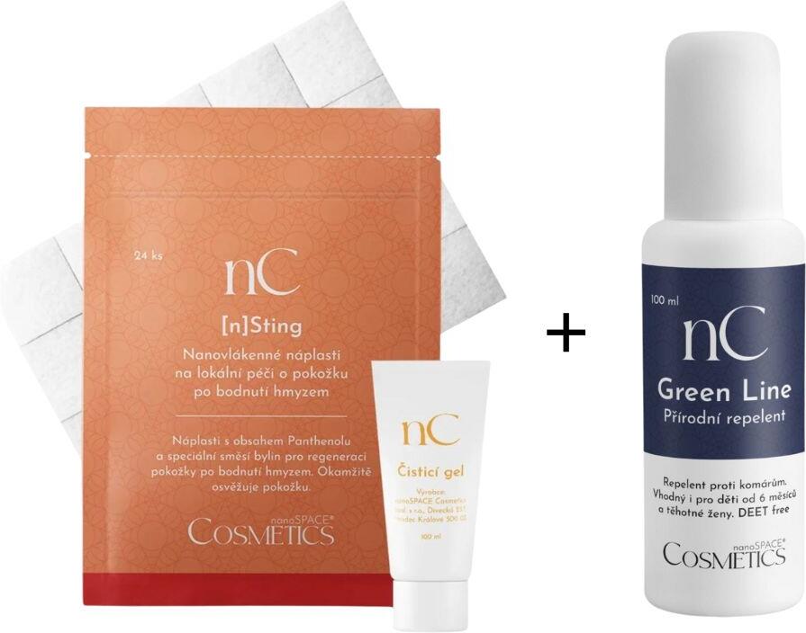 Anti-komár set: repelent a náplasti s gelem - nanoSPACE Cosmetics