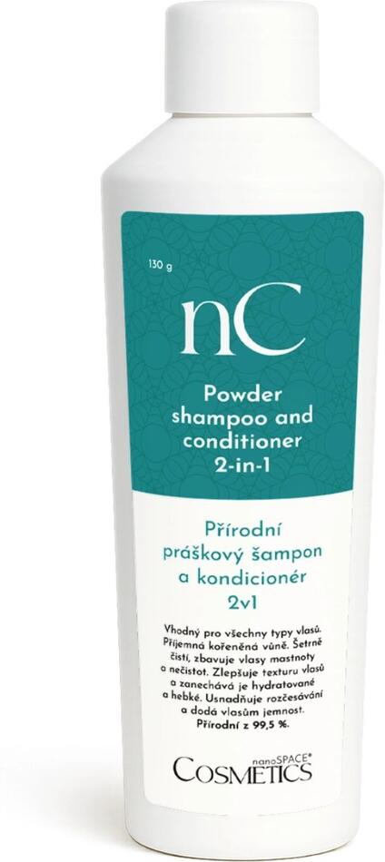 Bezvodý přírodní práškový šampon a kondicionér 2v1 - nanoSPACE Cosmetics