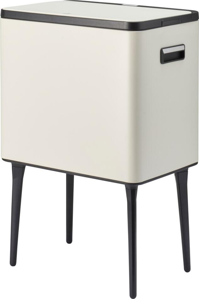 EXCELLENT HOUSEWARE Odpadkový koš s dotykovým otevíráním 35 l matná krémová KO-C88000040