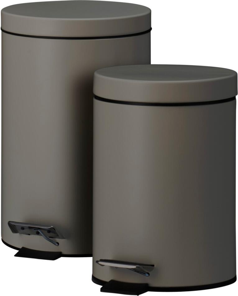 EXCELLENT HOUSEWARE Odpadkový koš pedálový 12 a 3 l bronzová KO-C88000080