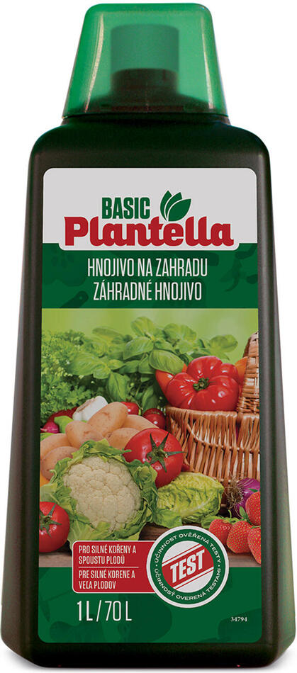 hnojivo kapalné ZELENINA pro zahradu 1l PLANTELLA BASIC