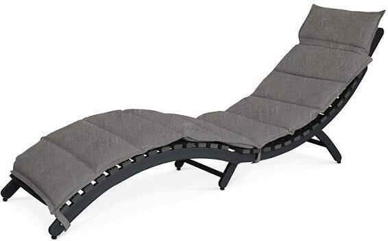Zahradní lehátko 54x192x67cm, hliník, šedá, AZL-L1301 GREY Autronic
