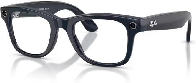 Meta Ray-Ban Gen2 Wayfarer, Shiny cosmic blue, Clear/Sapphire transitions