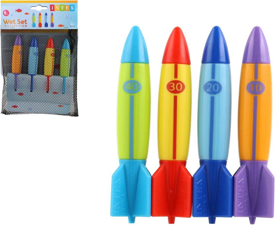 Intex Torpédo pro potápění 4 ks v síťce
