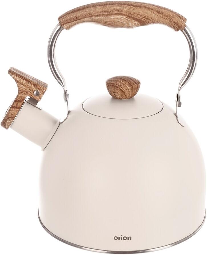 Čajník s píšťalou BEIGE 1,5 l Orion