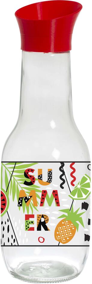TORO KARAFA DEKOR SUMMER 1L, SKLO/PLAST