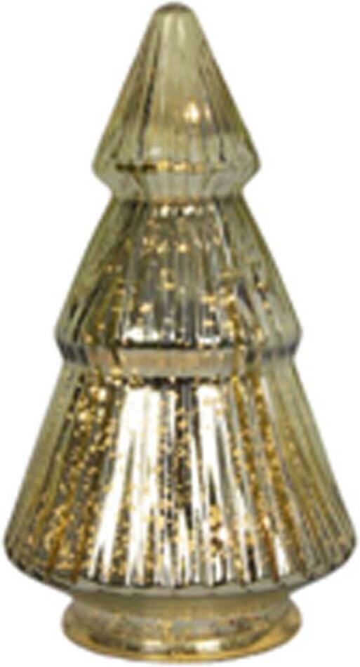 TORO DEKORACE VÁNOČNÍ STROMEK LED 0.5X10.5X19.5CM SKLO
