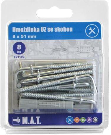 M.A.T. GROUP hmoždinka UZ 8x51mm se skobou ZB (8ks)