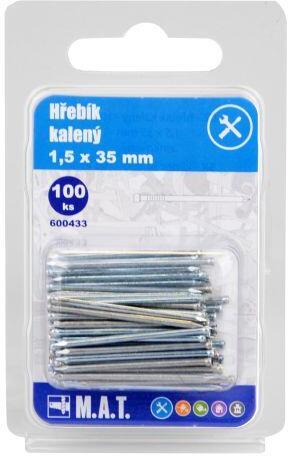 M.A.T. GROUP hřebík kalený 35x1,5mm Zn (100ks)