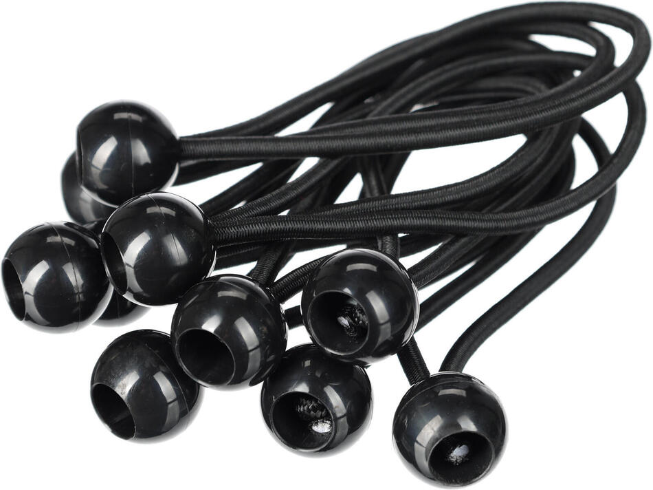Sada upínacích gum s kuličkou CARGO CORD SET 3, 15cm, 10ks SIXTOL