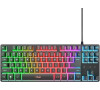 TRUST Klávesnice GXT 833 Thado, Membránová, USB, RGB, černá (25886)