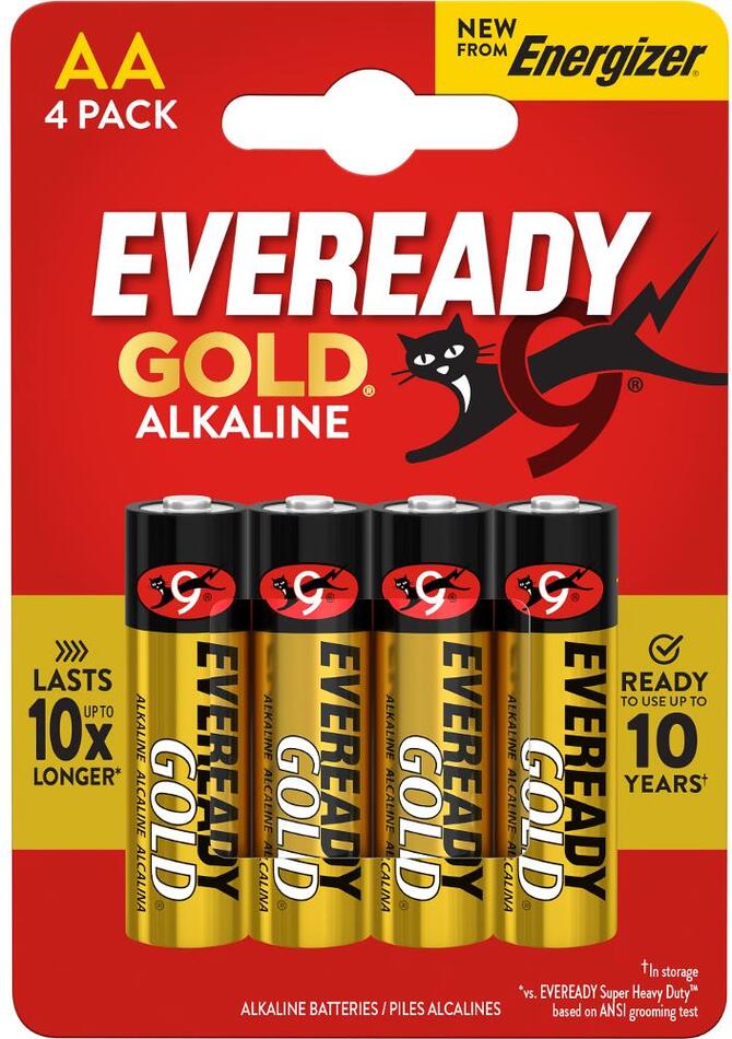 Baterie ENERGIZER Eveready Gold AA/4 BL4 alkalin