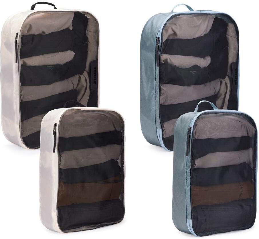 Thule Packing cube sada 2 velké a 2 střední organizéry TPCS205 - bílá/Pond Gray