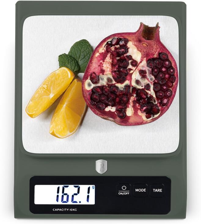 BERLINGERHAUS Kuchyňská váha digitální 6 kg Matte Green Collection BH-9919