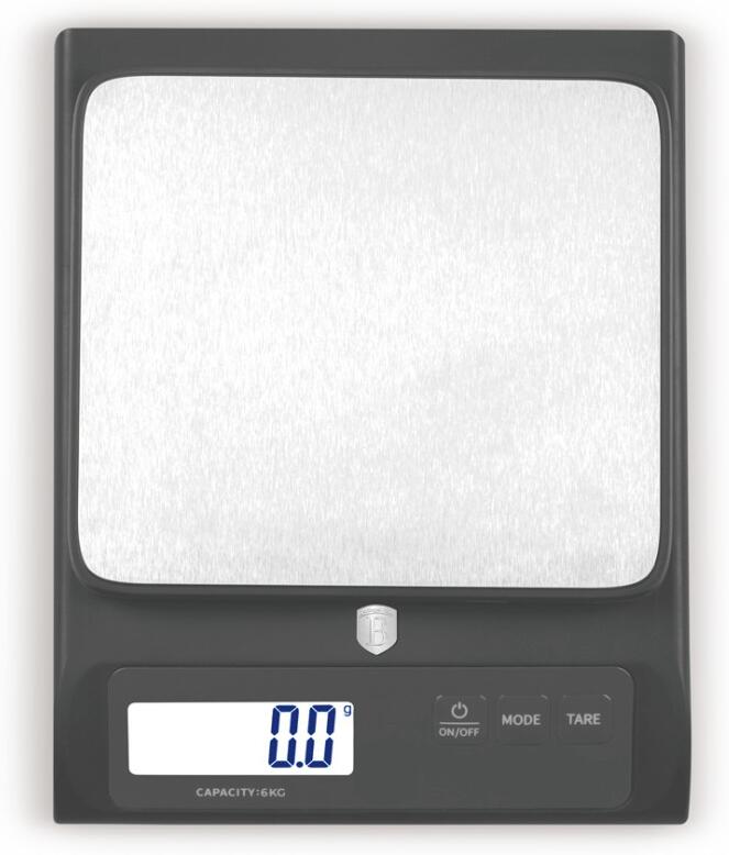 BERLINGERHAUS Kuchyňská váha digitální 6 kg Antracit collection BH-9920