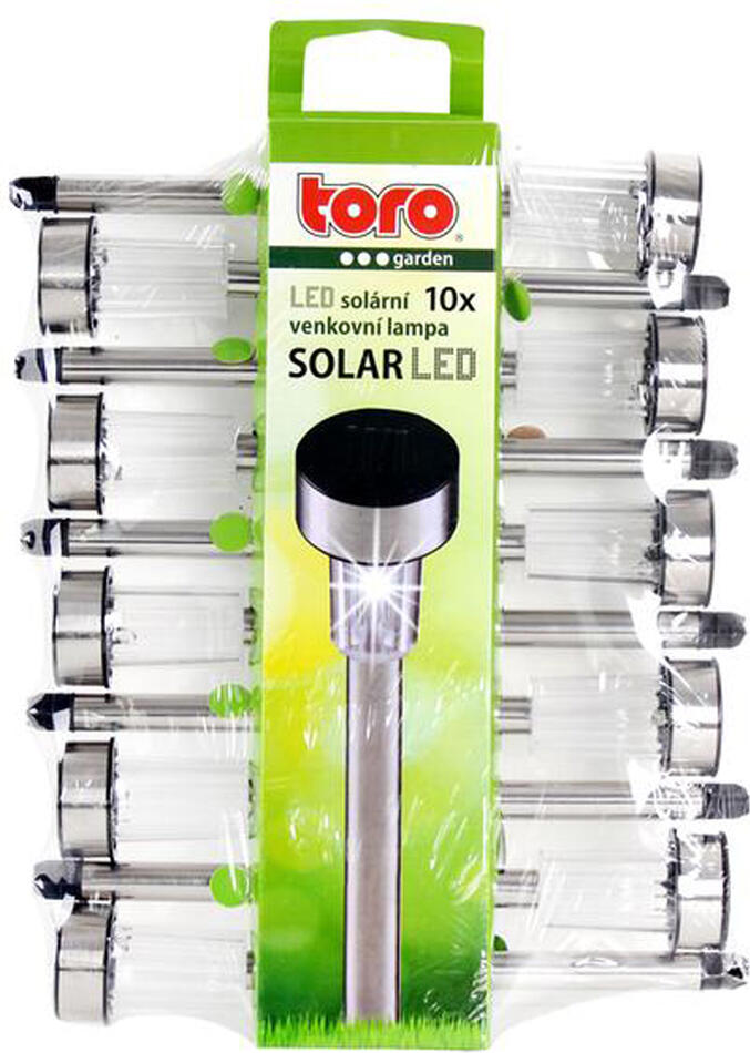 Solární venkovní LED světlo TORO 10ks