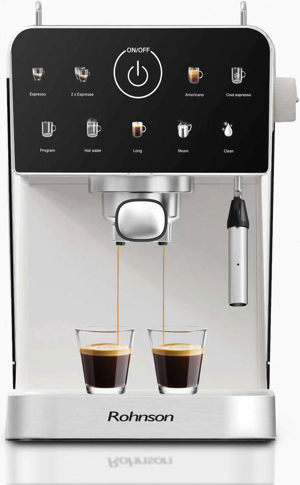 Kávovar Rohnson R-98033C Espresso Hot & Cold, krémový