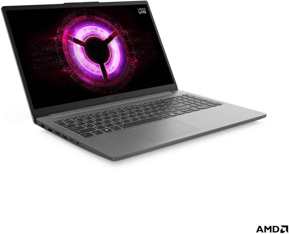 Herní notebook Lenovo LOQ 15ARP10E Luna Grey (83S000