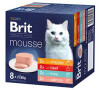 Brit Premium Cat by Nature Mousse Multipack, 8x85g