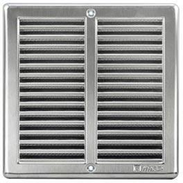 HACO mřížka větrací se síťovinou 200x200mm nerez