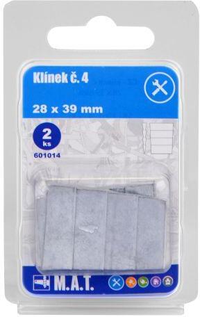 M.A.T. GROUP klínek č.4, 28x39mm (2ks)
