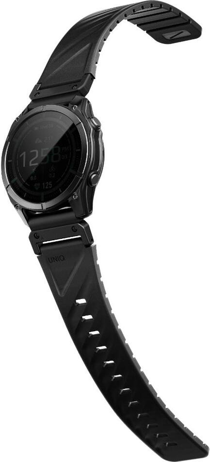 Řemínek na hodinky UNIQ Fluo magnetic Garmin 26mm Blac