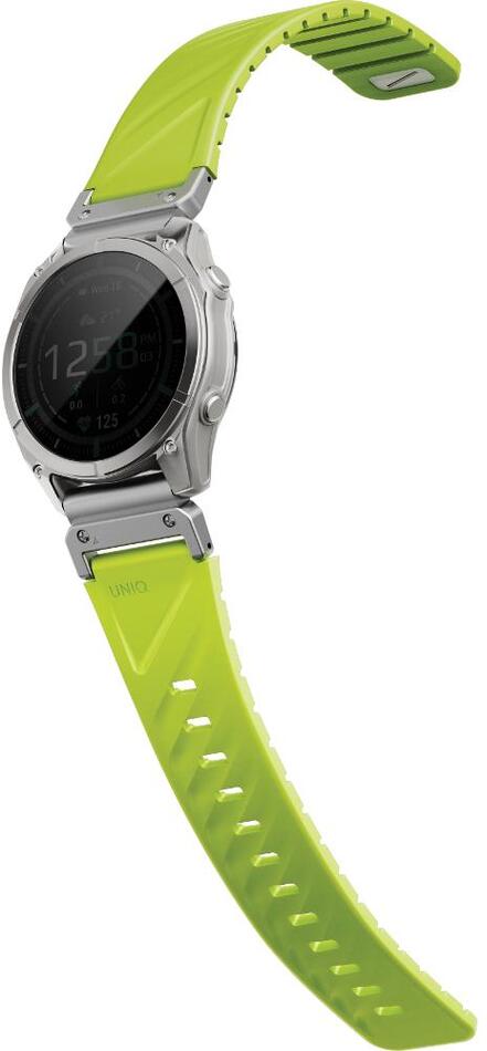 Řemínek na hodinky UNIQ Fluo magnetic Garmin 22mm Dark