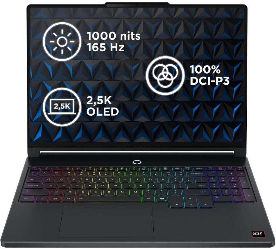 Herní notebook Lenovo Legion 5 15AHP11 Eclipse Black