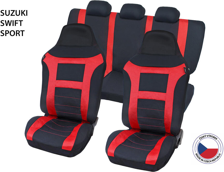 Cappa Autopotahy Perfetto EL Suzuki Swift Sport červená