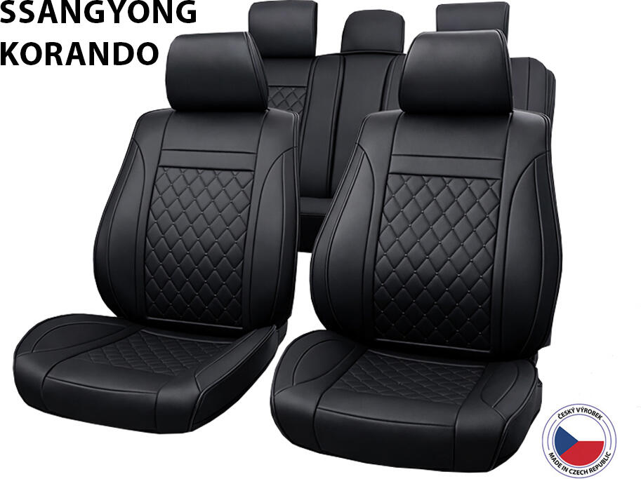 Cappa Autopotahy Perfetto VL SsangYong Korando černá