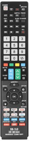 Univerzální dálkový ovladač pro TV SHARP OEM