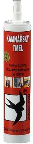 DEN BRAVEN tmel kamnářský 280ml ČER