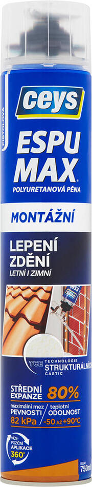 pěna montážní a lepicí 750ml pistolová CEYS