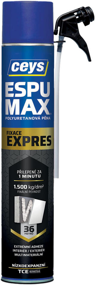 pěna montážní 750ml nízkoexpanzní trubičková ESPUMAX EXPRESS CEYS
