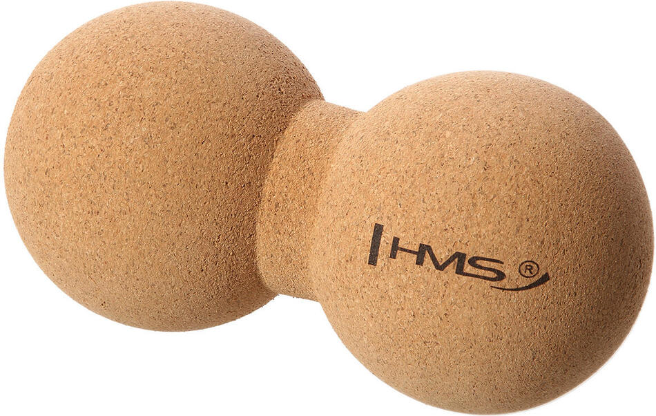 Korkový dvojitý masážní míč HMS BLW02 - Lacrosse Ball