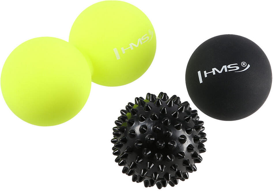 Sada masážních míčků Lacrosse Ball HMS BLS01