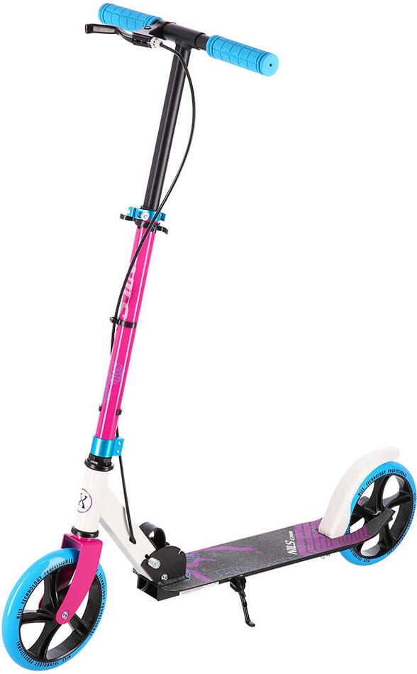 Koloběžka NILS Extreme HM0107 bílo-růžová