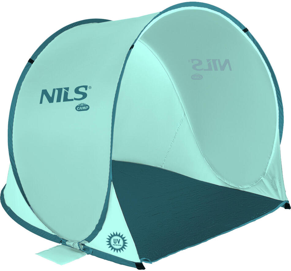 Samorozkládací plážový stan NILS Camp NC3173 mentolový