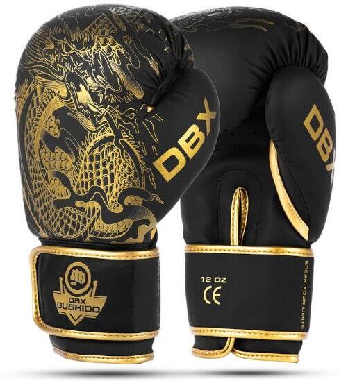 Boxerské rukavice DBX BUSHIDO Gold Dragon