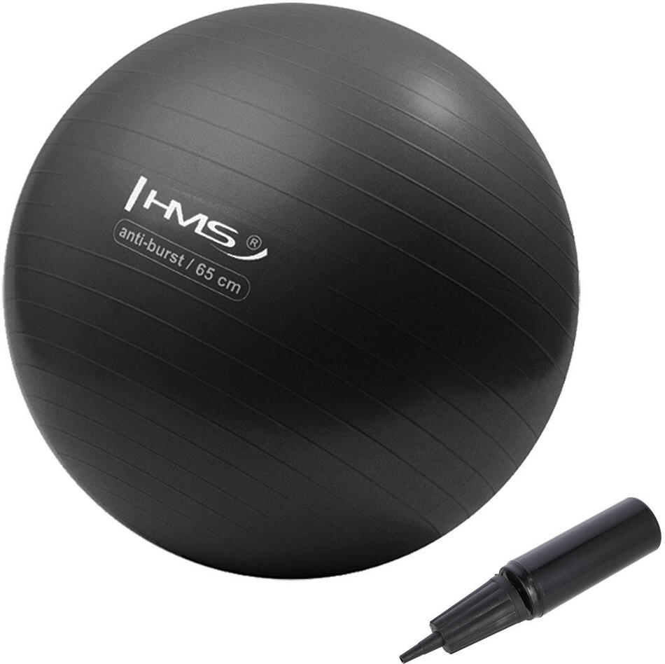 Gymnastický míč HMS YB02N 65 cm černý